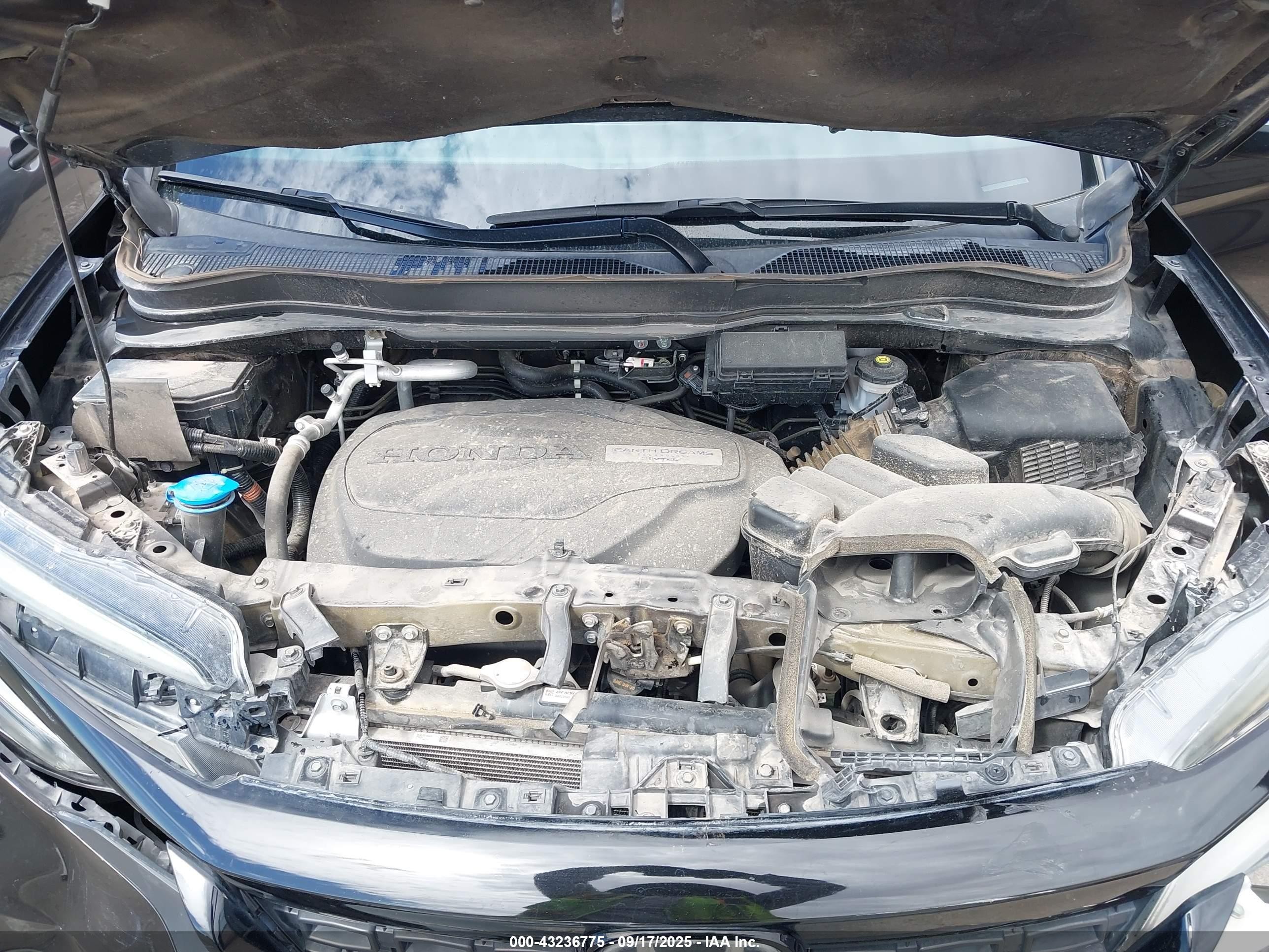 2020 Honda Passport Awd Elite Черный vin: 5FNYF8H00LB003152