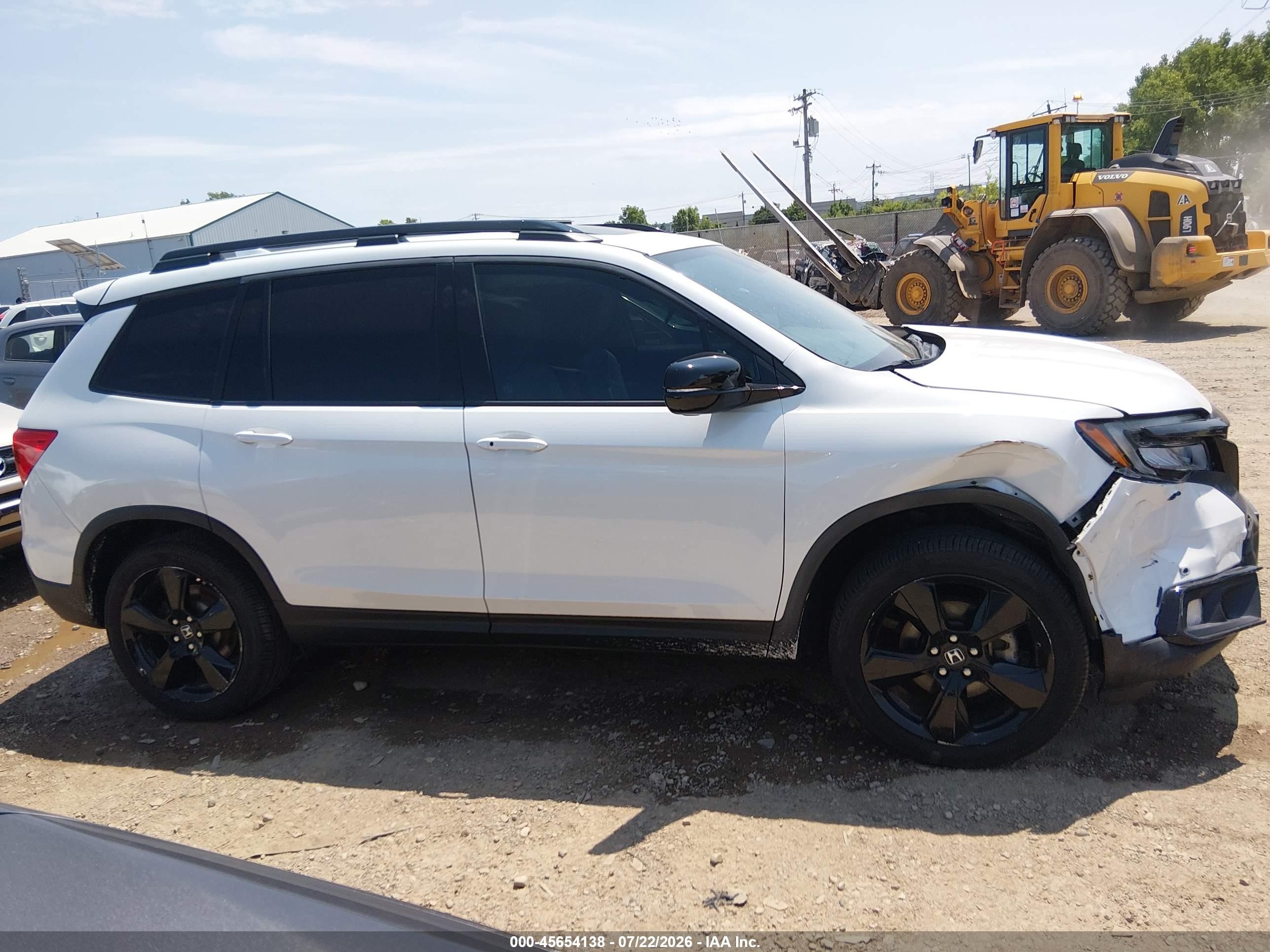 2020 Honda Passport Awd Elite White vin: 5FNYF8H02LB002892