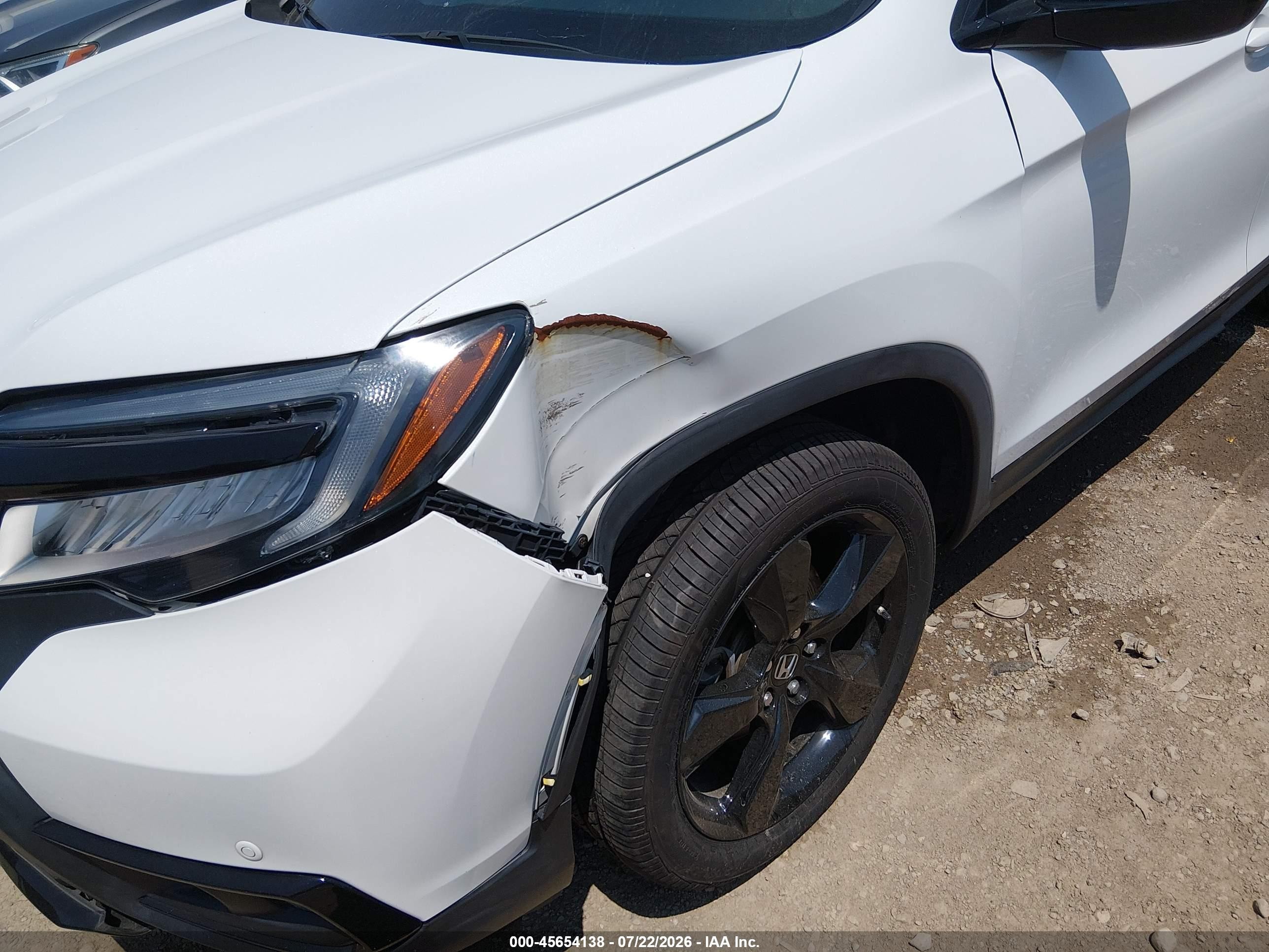 2020 Honda Passport Awd Elite White vin: 5FNYF8H02LB002892