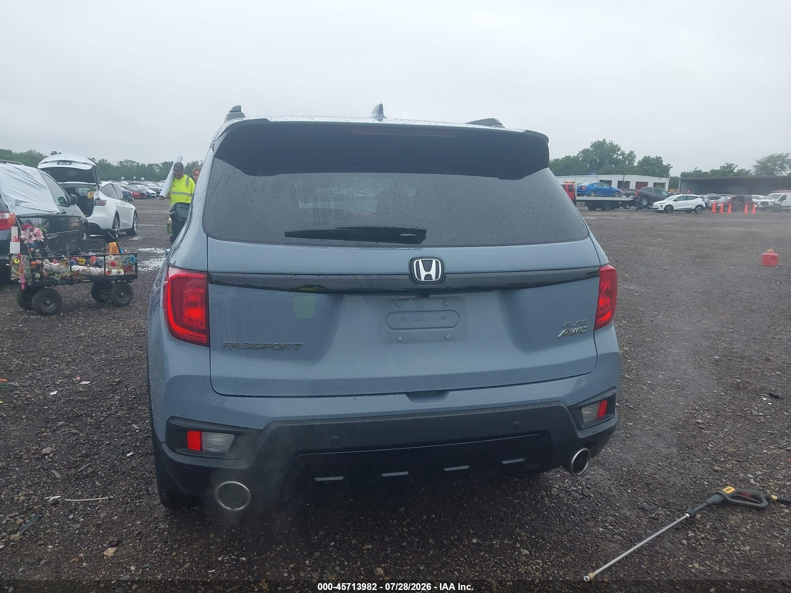 2023 Honda Passport Awd Elite Blue vin: 5FNYF8H09PB037225