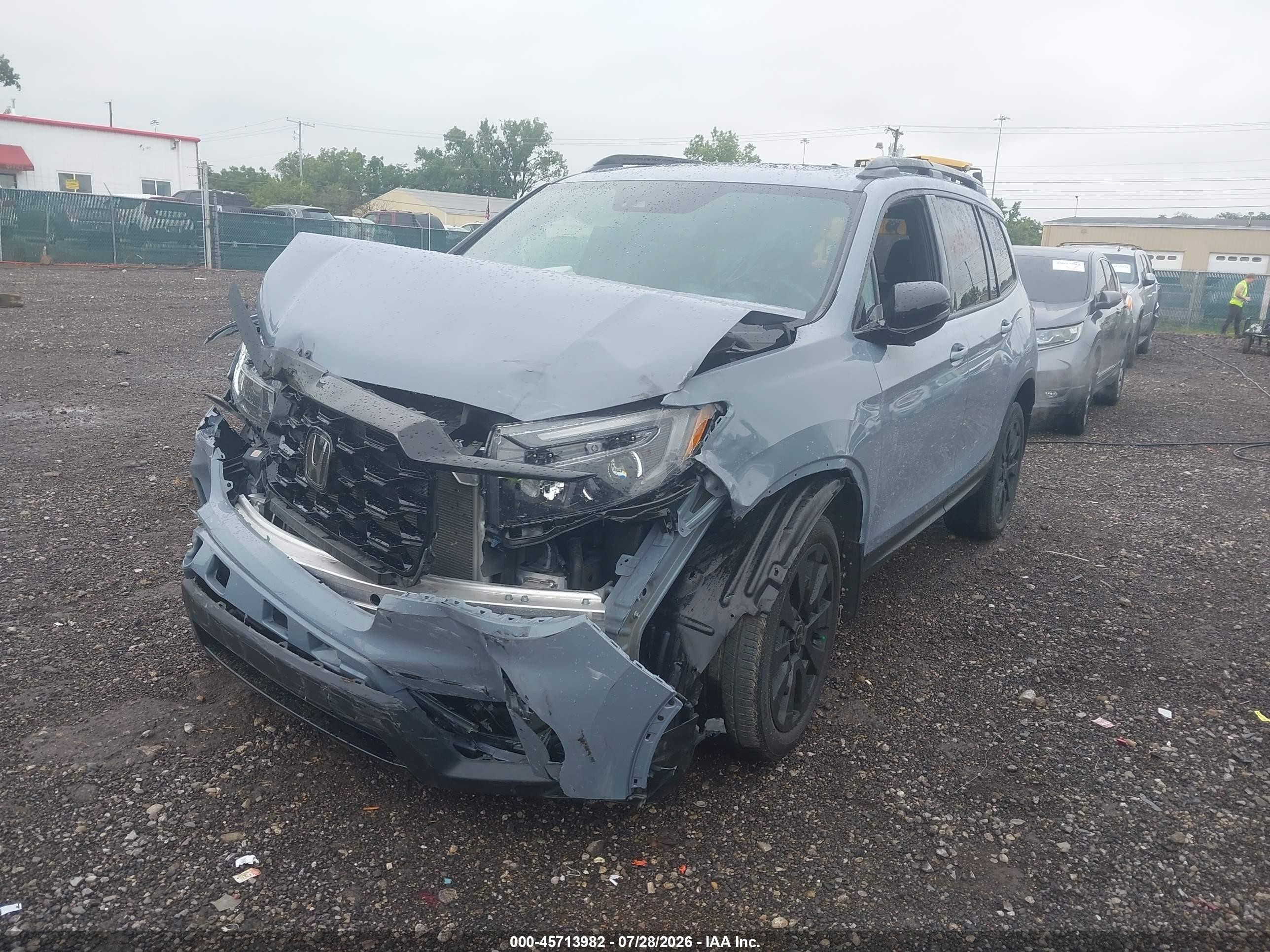 2023 Honda Passport Awd Elite Blue vin: 5FNYF8H09PB037225
