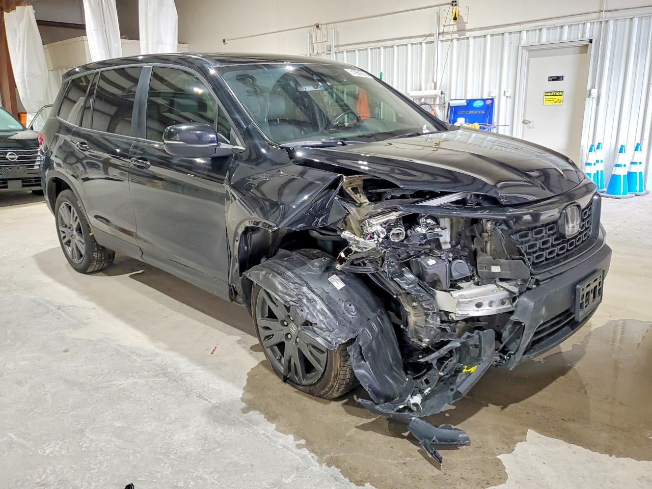 2021 Honda Passport Exl Black vin: 5FNYF8H53MB022632