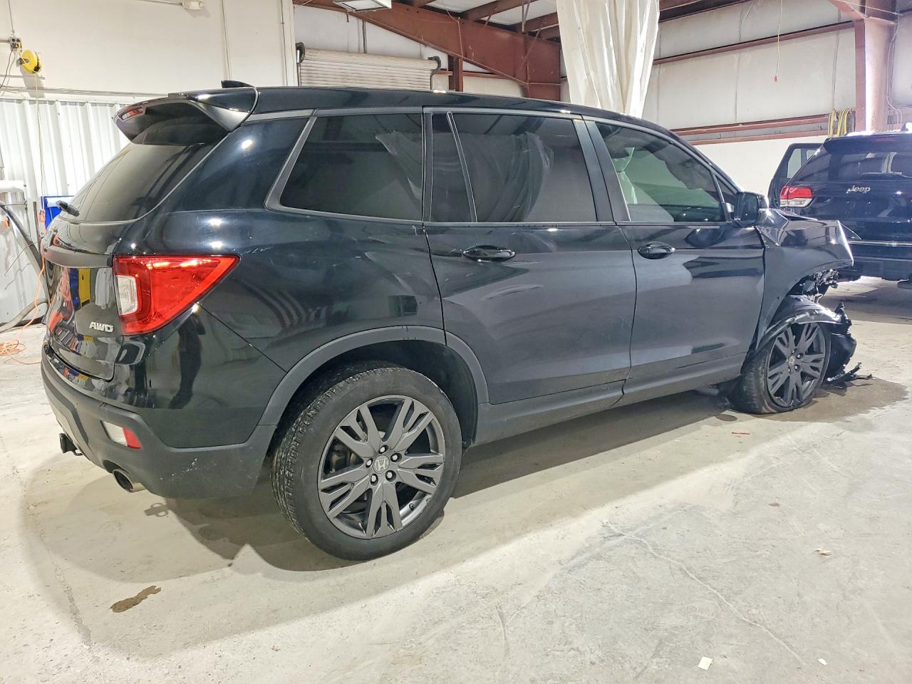 2021 Honda Passport Exl Black vin: 5FNYF8H53MB022632