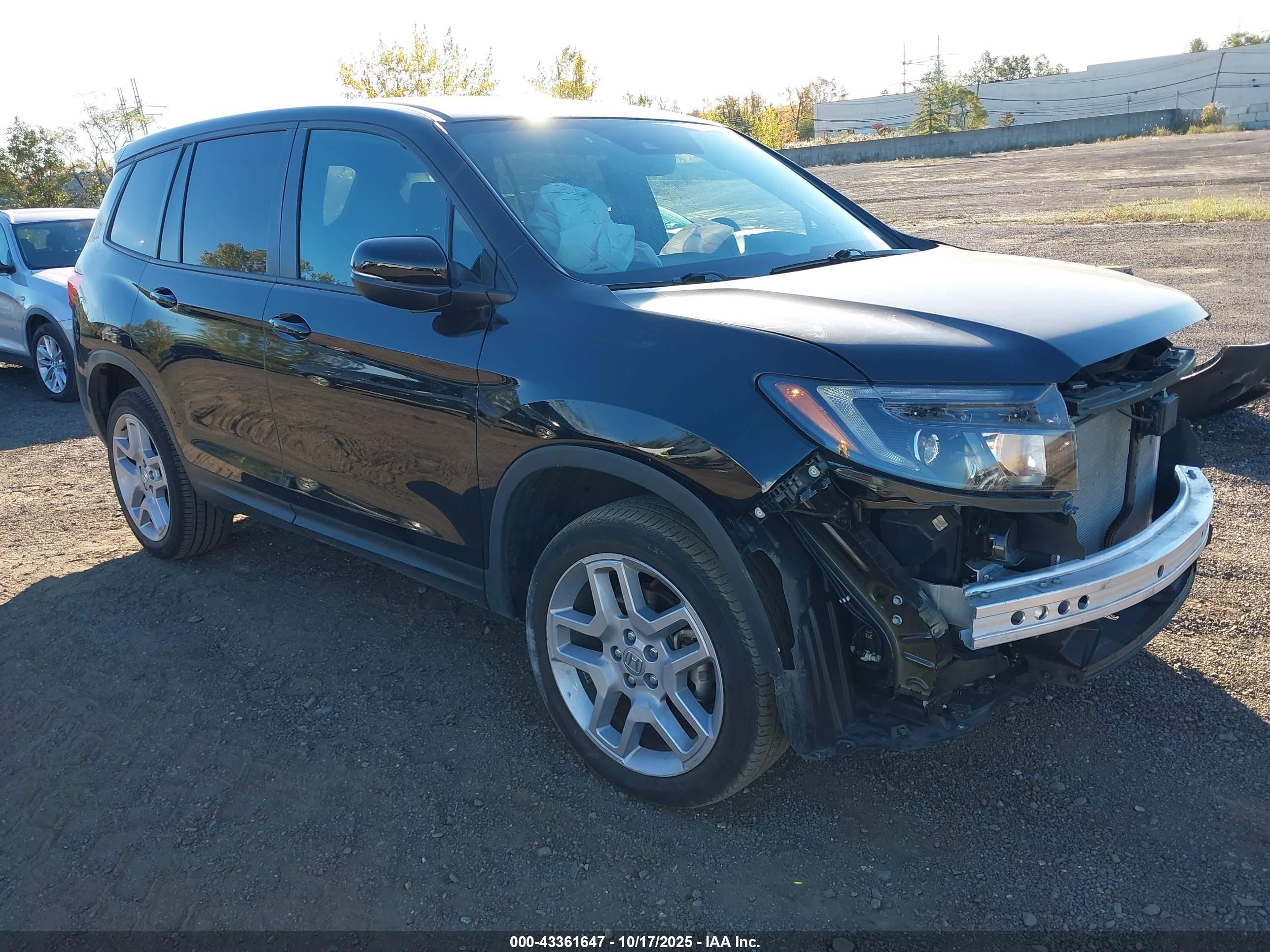 2024 Honda Passport Awd Ex-l Black vin: 5FNYF8H54RB023893