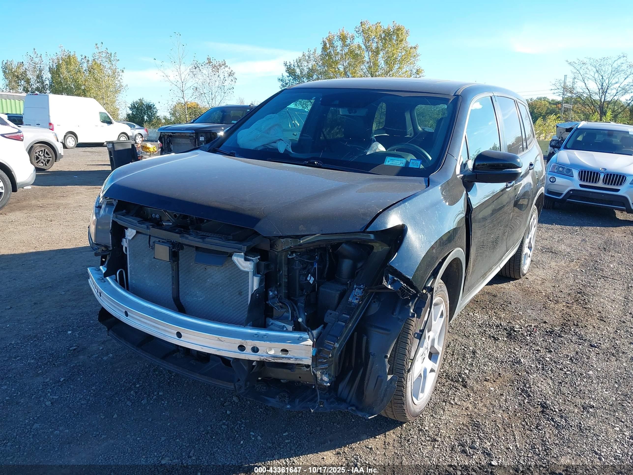 2024 Honda Passport Awd Ex-l Black vin: 5FNYF8H54RB023893