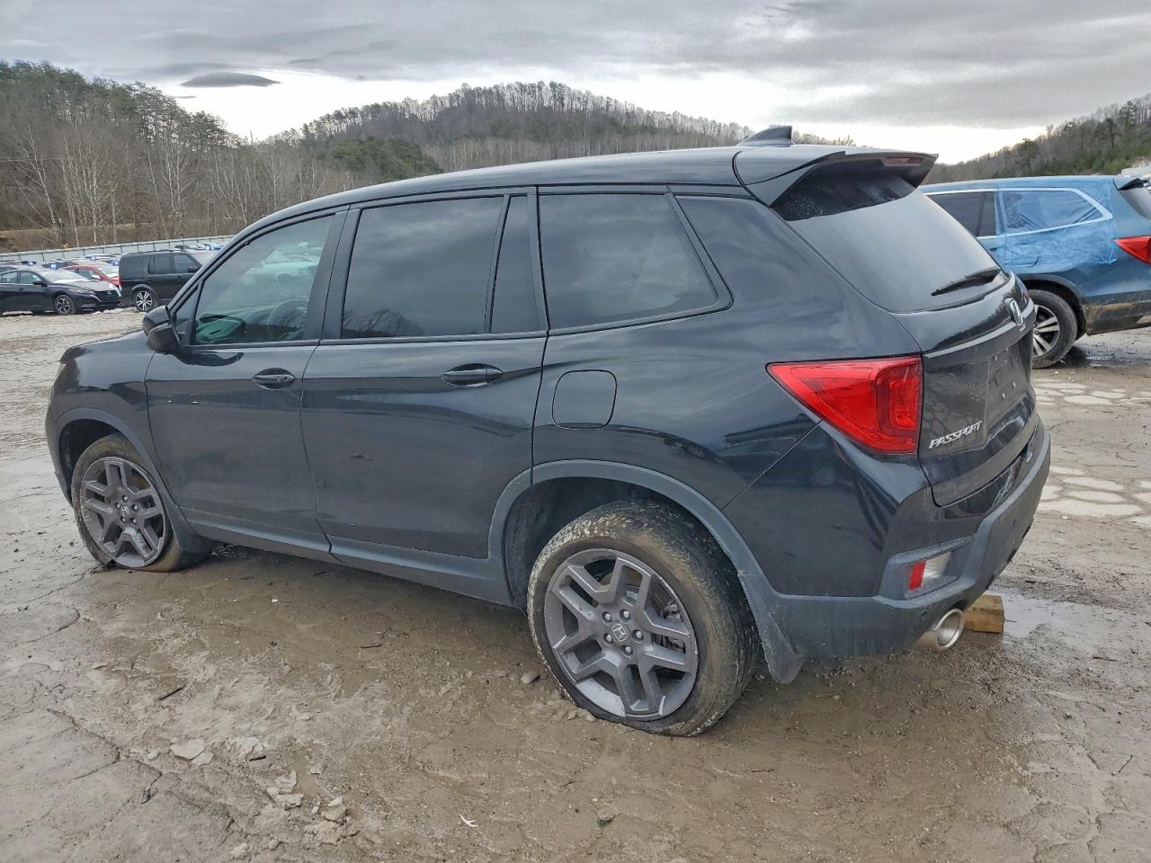 2023 Honda Passport Exl Black vin: 5FNYF8H56PB031121