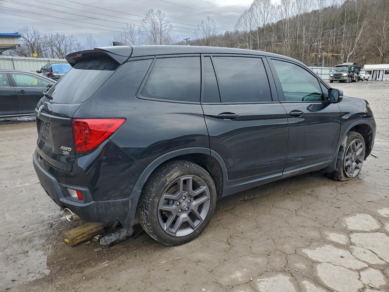 2023 Honda Passport Exl Black vin: 5FNYF8H56PB031121