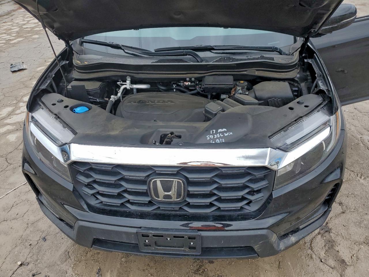 2023 Honda Passport Exl Black vin: 5FNYF8H56PB031121