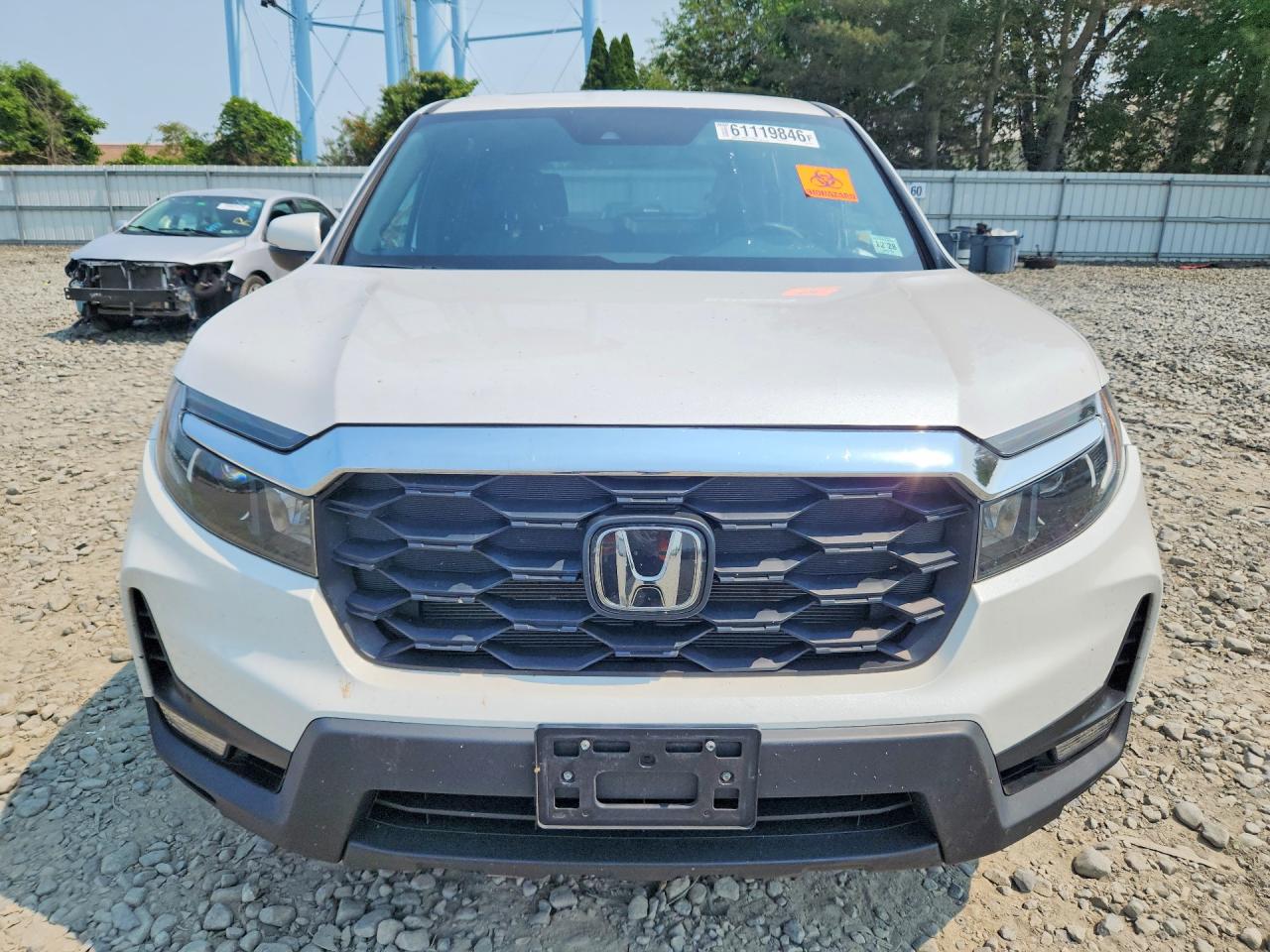 2023 Honda Passport Exl White vin: 5FNYF8H58PB038295