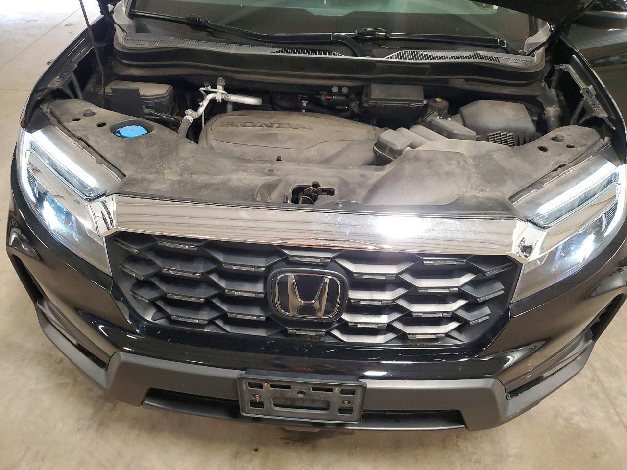 2022 Honda Passport Exl Black vin: 5FNYF8H59NB024614