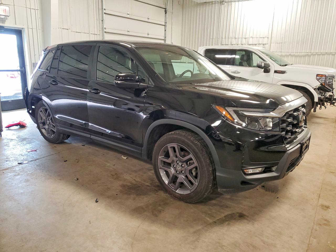 2022 Honda Passport Exl Black vin: 5FNYF8H59NB024614
