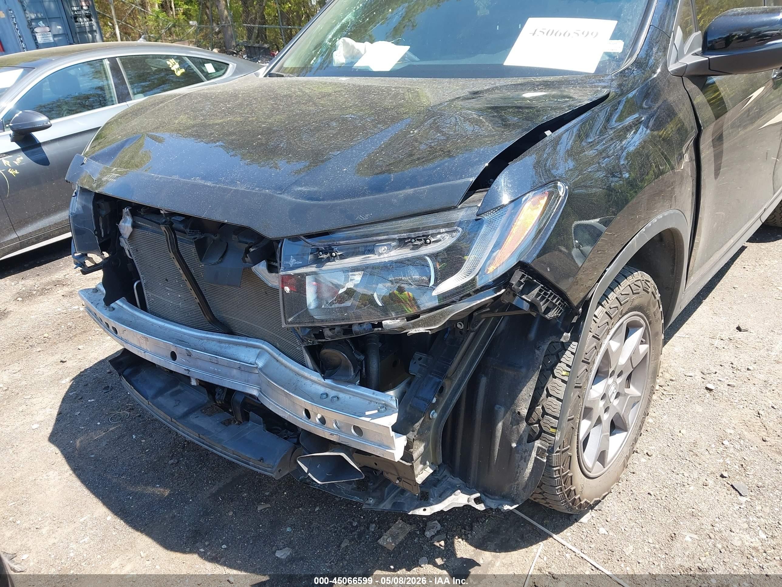2024 Honda Passport Awd Trailsport Black vin: 5FNYF8H64RB009453