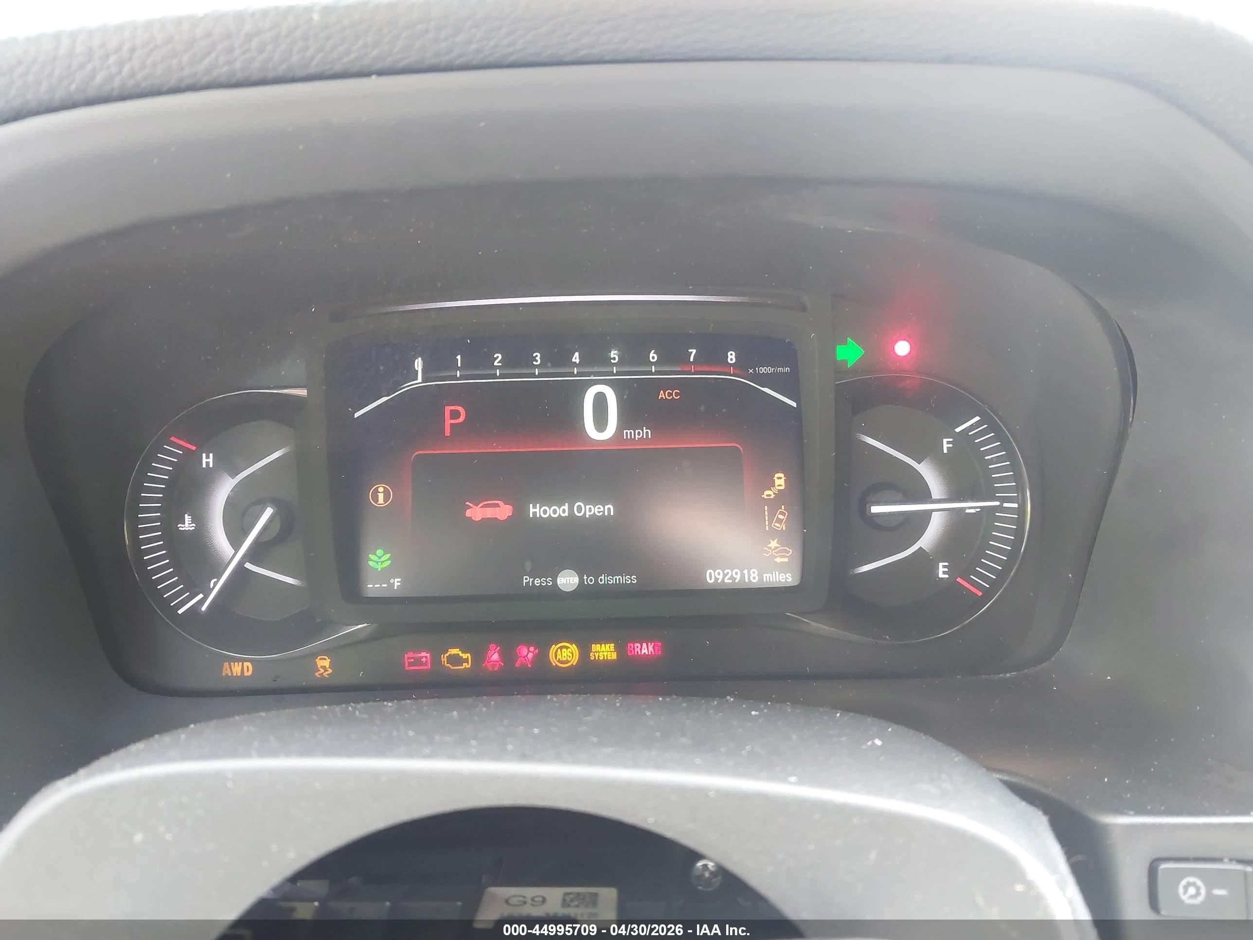 2022 Honda Passport Awd Trailsport Красный vin: 5FNYF8H6XNB012769