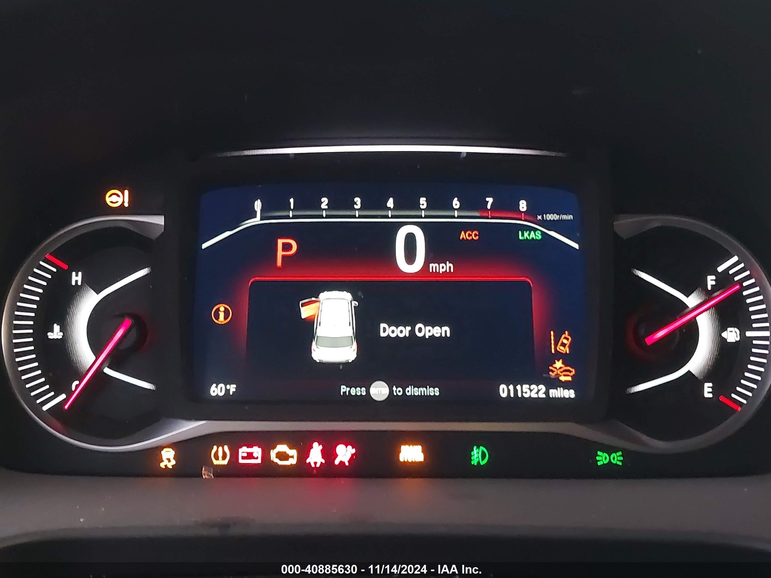 2024 Honda Passport Awd Black Gray vin: 5FNYF8H84RB009762