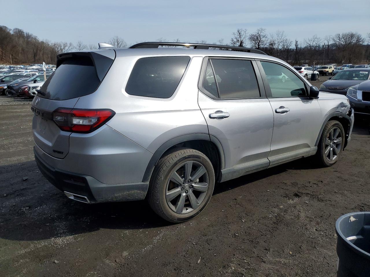 2025 Honda Pilot Sport Gray vin: 5FNYG1H35SB159975