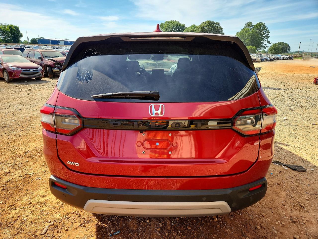 2024 Honda Pilot Exl Red vin: 5FNYG1H46RB002636