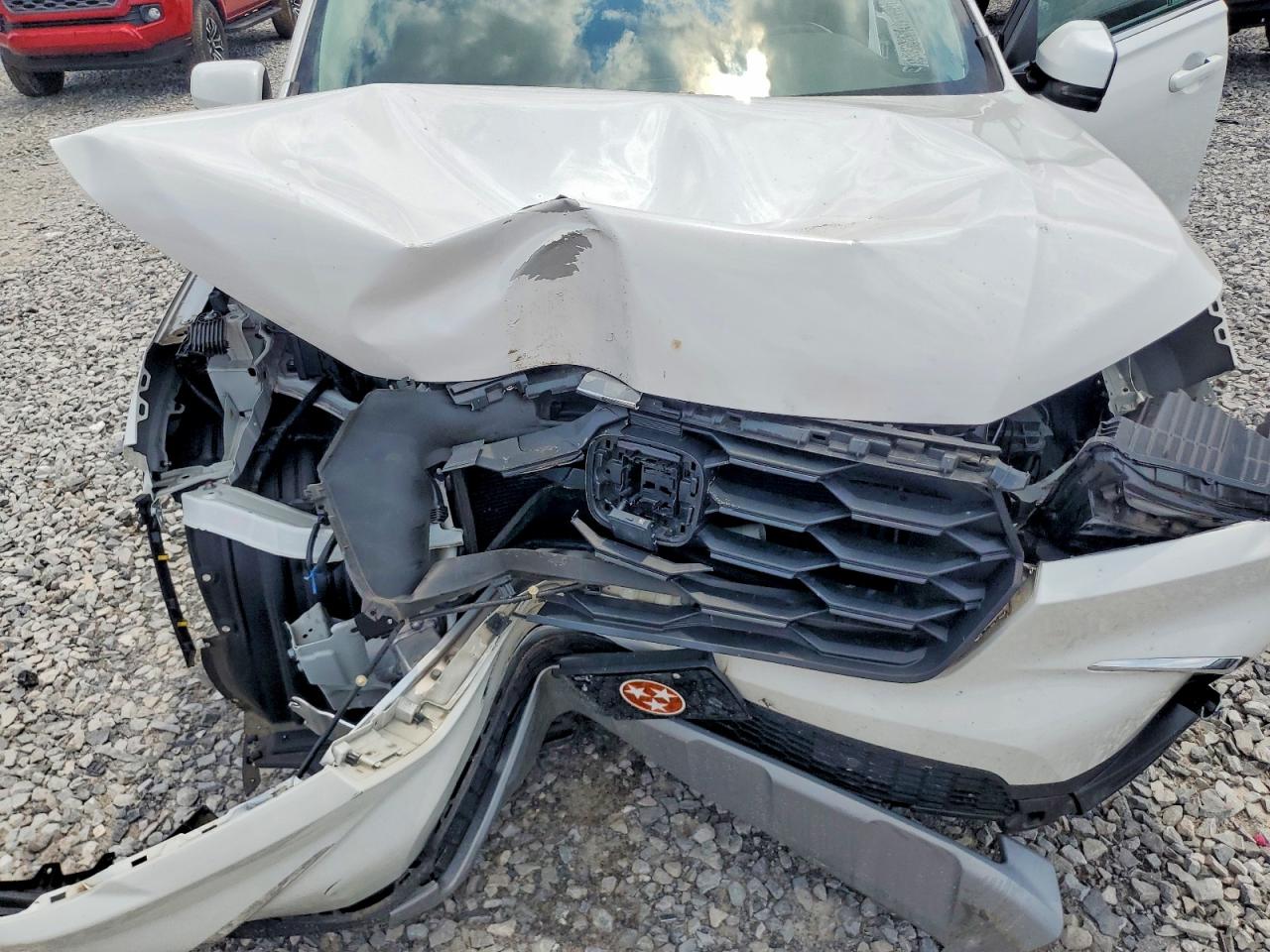 2024 Honda Pilot Exl White vin: 5FNYG1H48RB033449