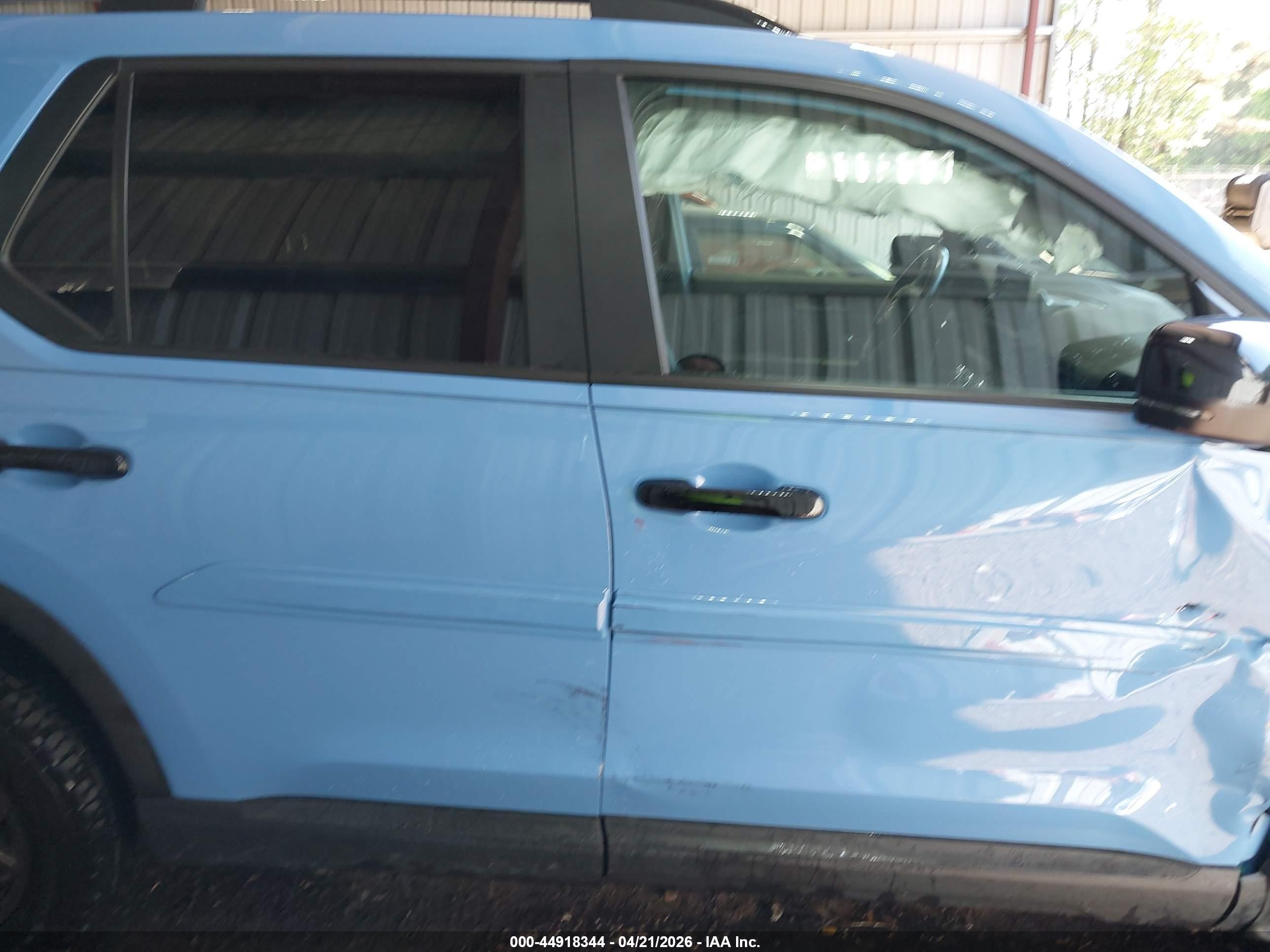 2025 Honda Pilot Trailsport Синий vin: 5FNYG1H66SB028337