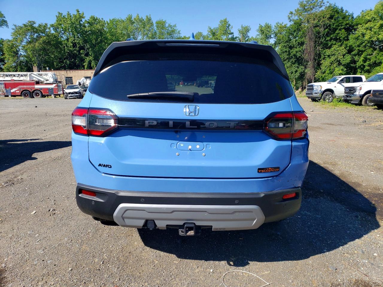 2025 Honda Pilot Trailsport Blue vin: 5FNYG1H6XSB038028