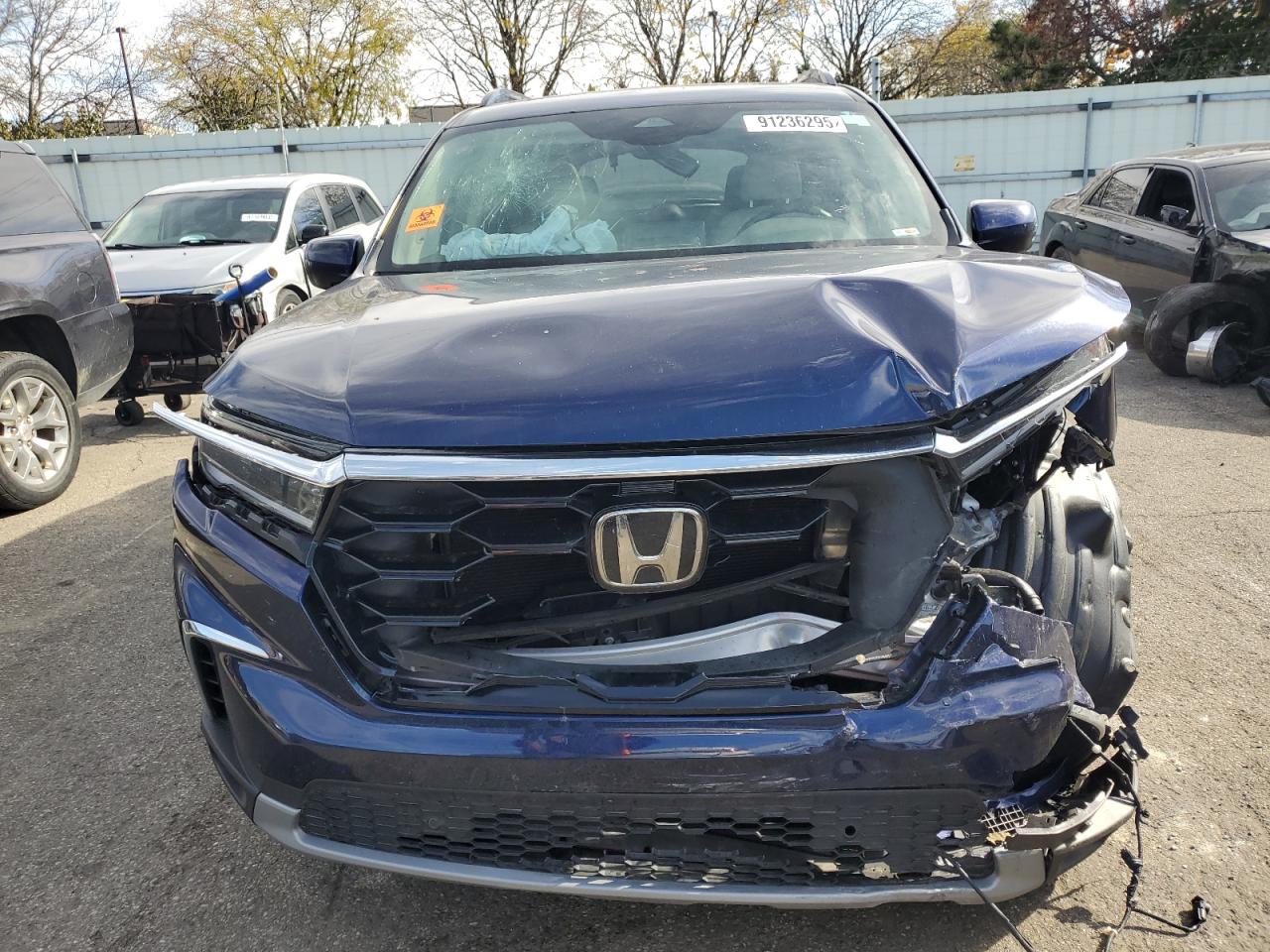 2024 Honda Pilot Touring Синий vin: 5FNYG1H71RB015532