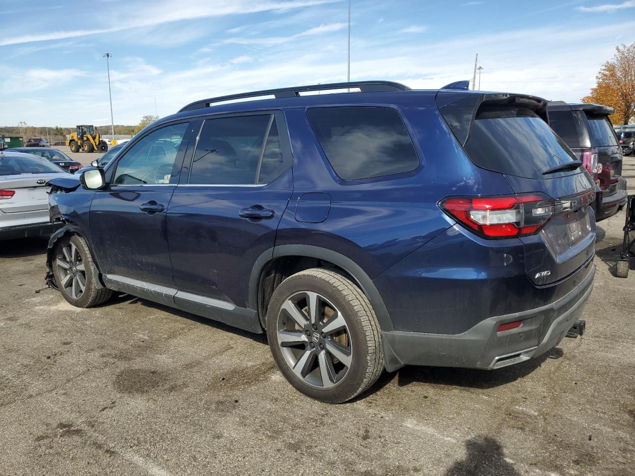 2024 Honda Pilot Touring Синий vin: 5FNYG1H71RB015532