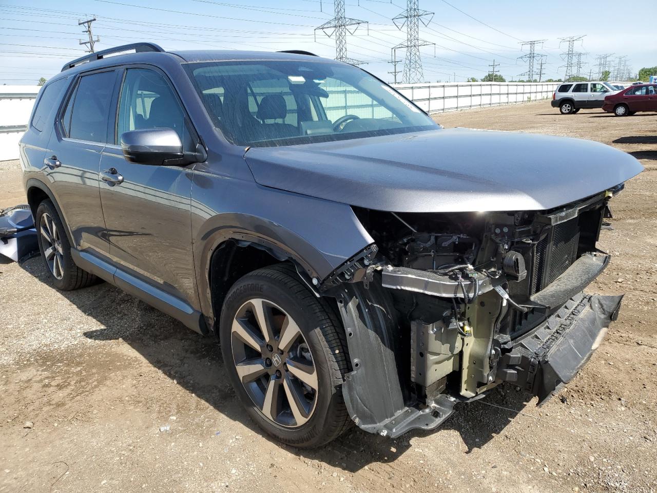 2025 Honda Pilot Touring Угольный vin: 5FNYG1H71SB083741