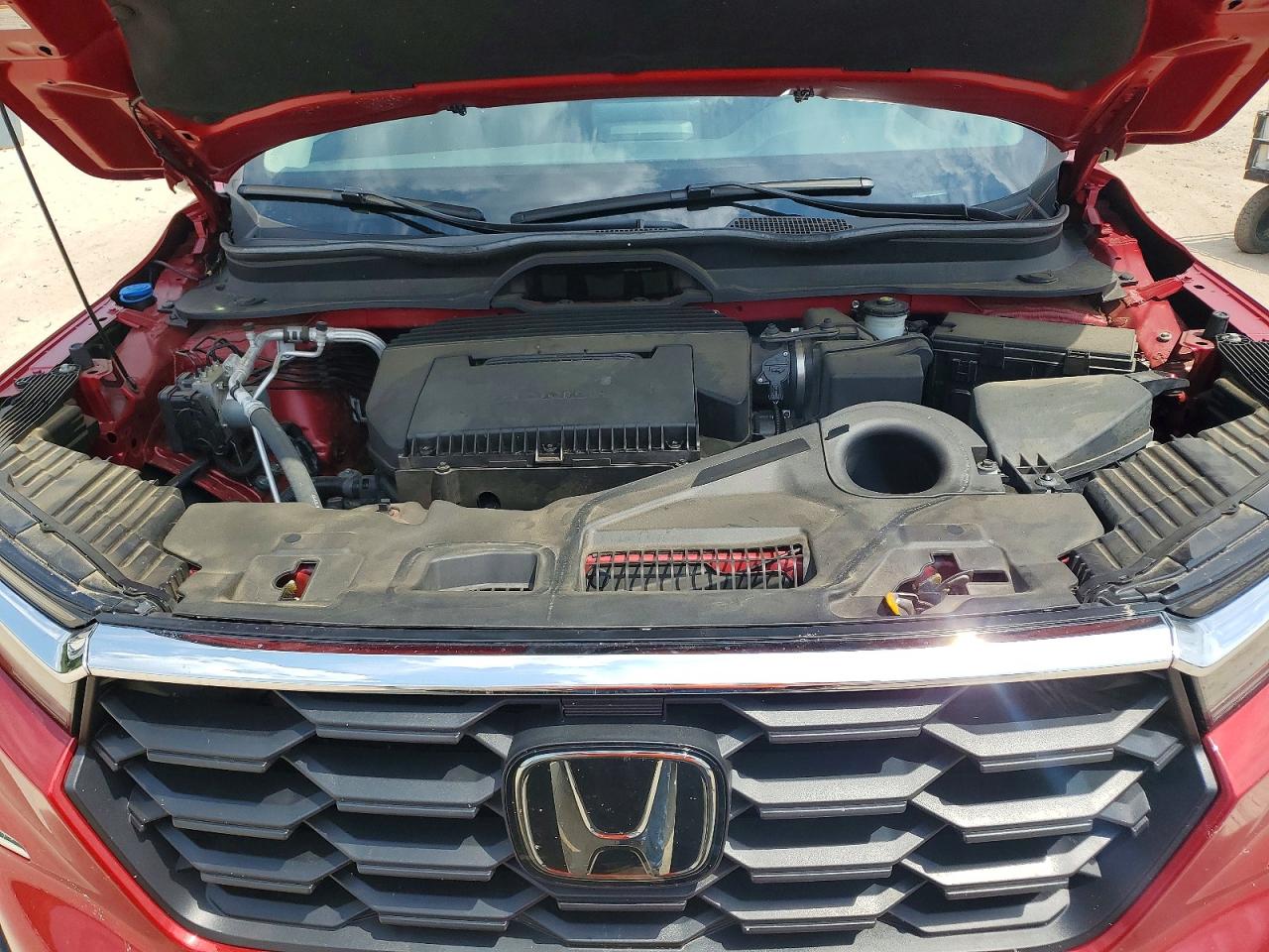 2023 Honda Pilot Exl Бордовый vin: 5FNYG2H40PB013179