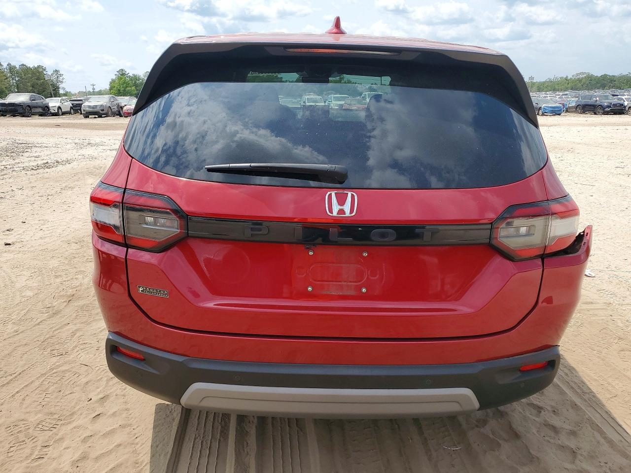 2023 Honda Pilot Exl Бордовый vin: 5FNYG2H40PB013179
