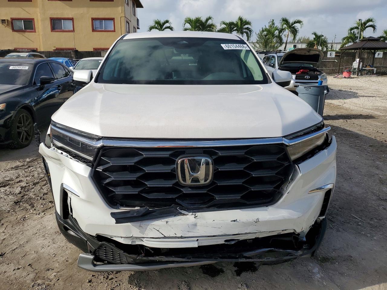 2025 Honda Pilot Exl White vin: 5FNYG2H42SB019266