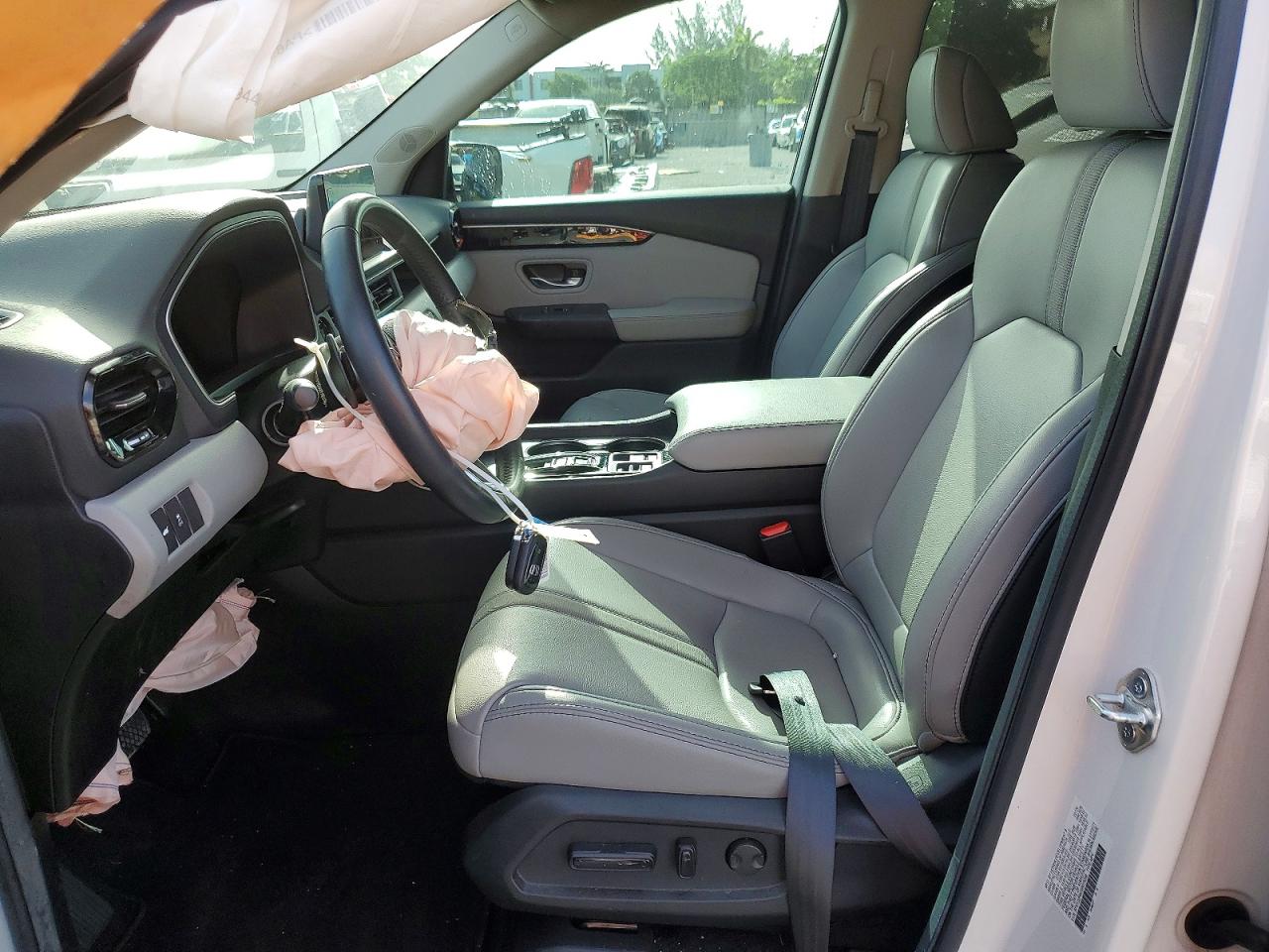2025 Honda Pilot Exl White vin: 5FNYG2H42SB019266