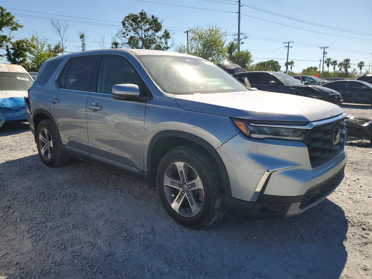 2025 Honda Pilot Exl Silver vin: 5FNYG2H49SB006580