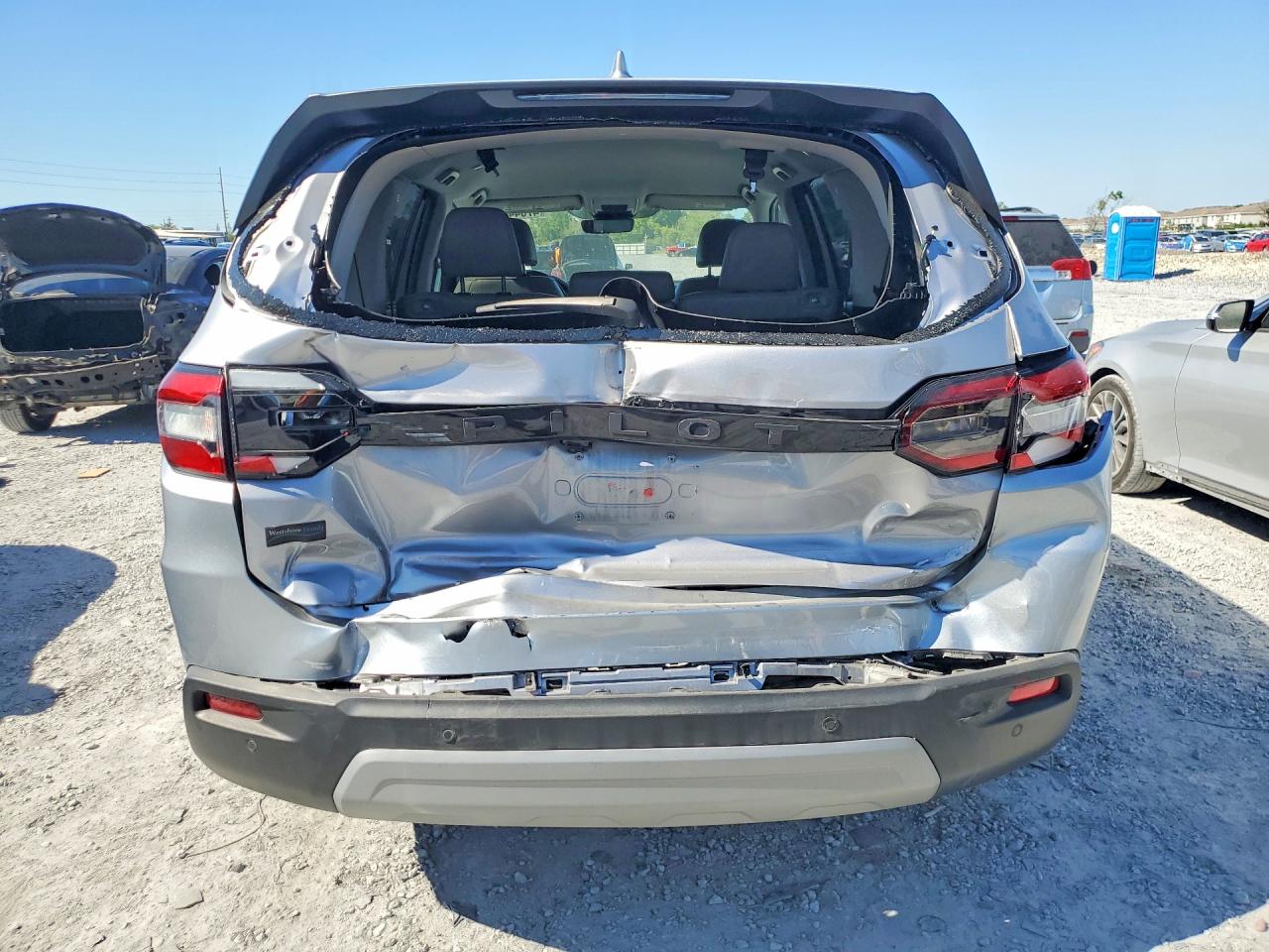 2025 Honda Pilot Exl Silver vin: 5FNYG2H49SB006580
