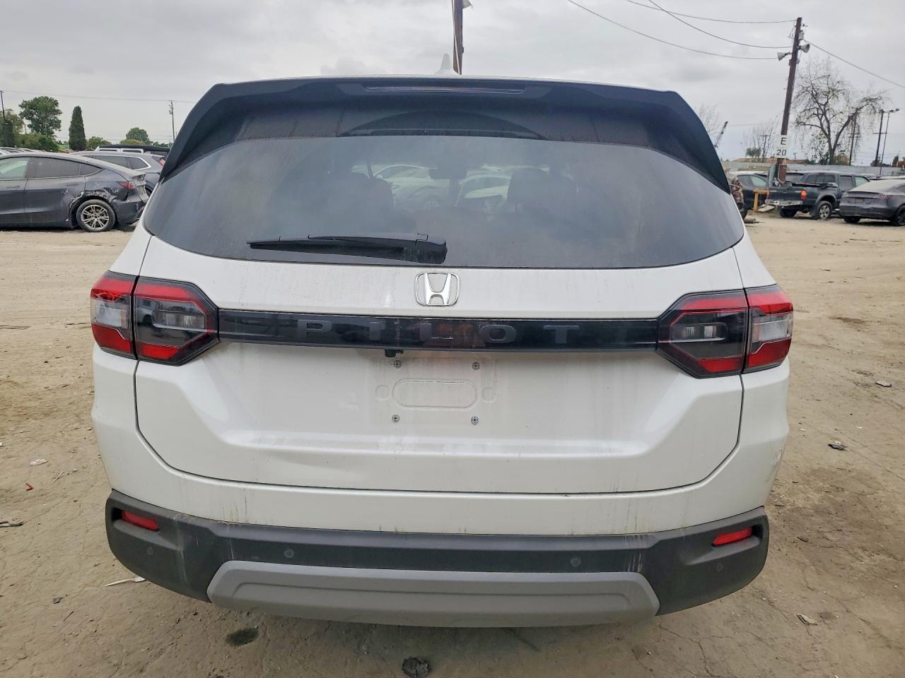 2025 Honda Pilot Exl White vin: 5FNYG2H49SB046495