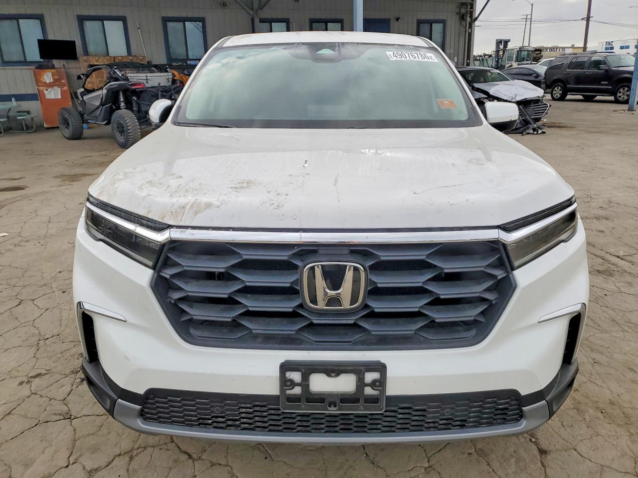 2025 Honda Pilot Exl White vin: 5FNYG2H4XSB005891