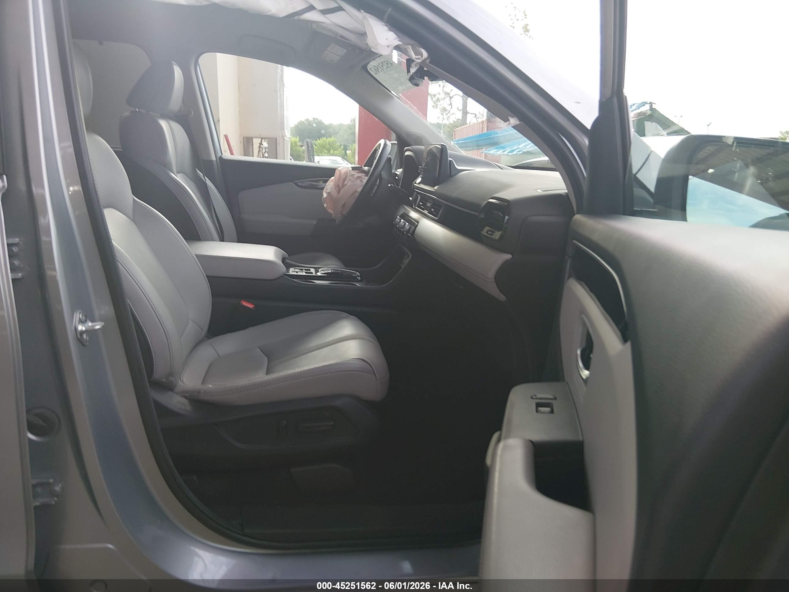 2024 Honda Pilot Ex-l 7 Passenger Gray vin: 5FNYG2H51RB002039