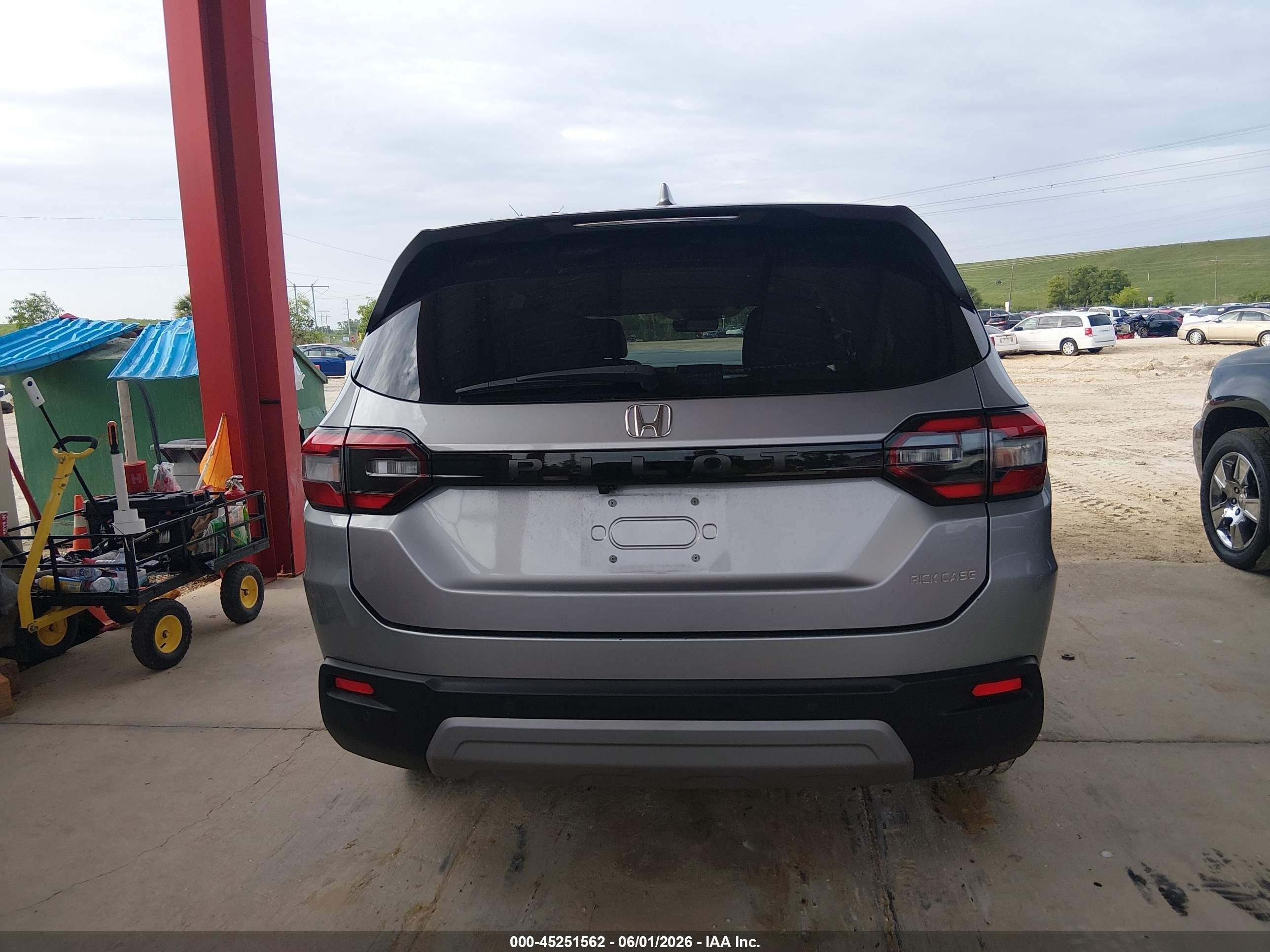 2024 Honda Pilot Ex-l 7 Passenger Gray vin: 5FNYG2H51RB002039