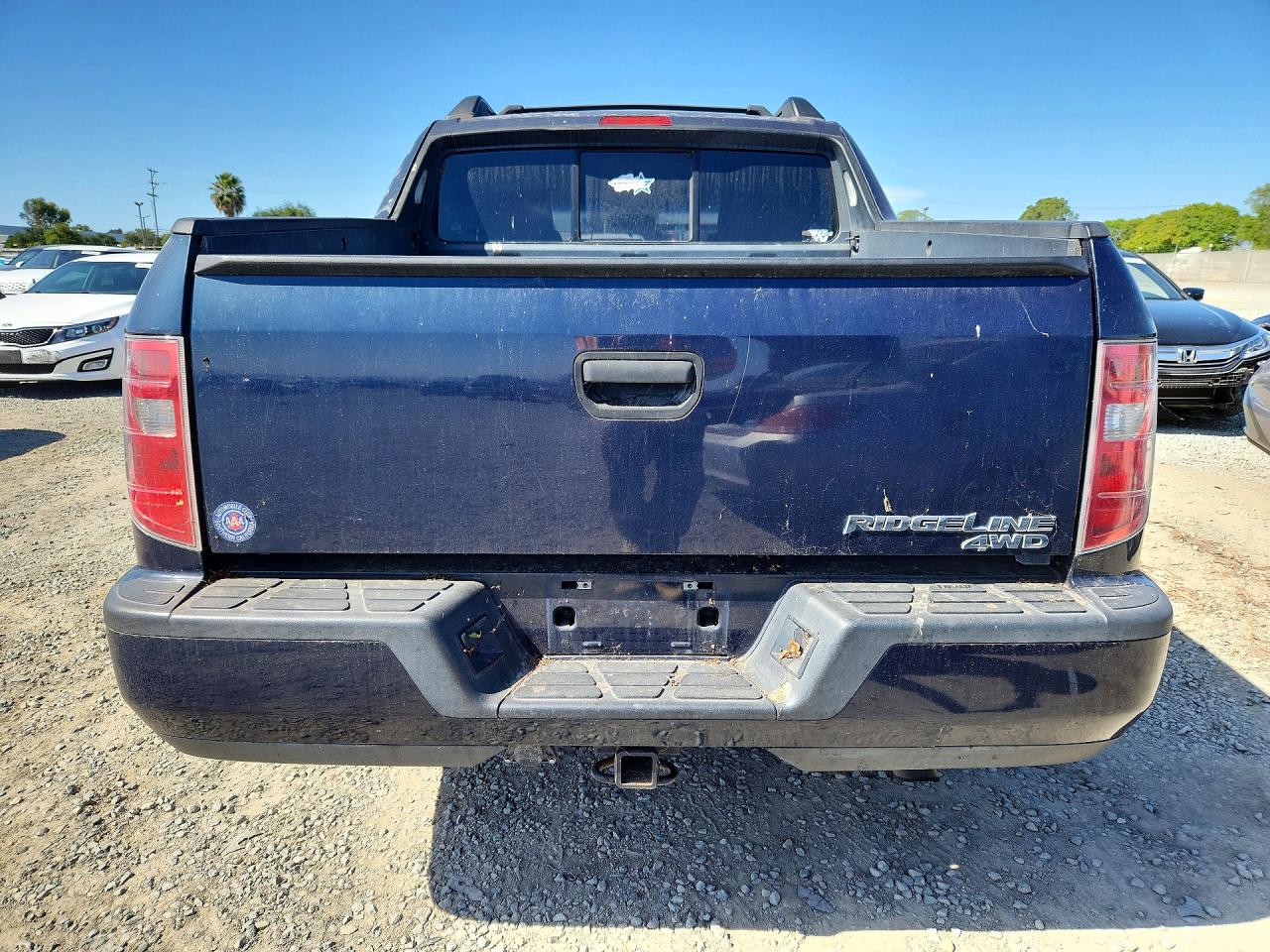 2009 Honda Ridgeline Rt Blue vin: 5FPYK16209B102142