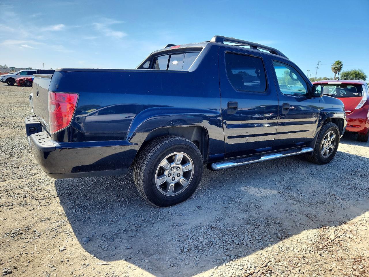 2009 Honda Ridgeline Rt Blue vin: 5FPYK16209B102142