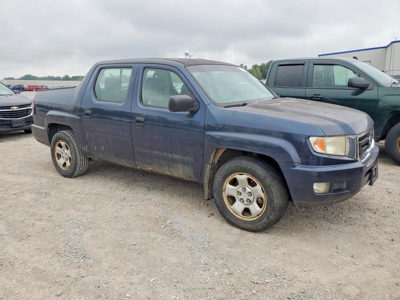 2009 Honda Ridgeline Rt Синий vin: 5FPYK16279B105068