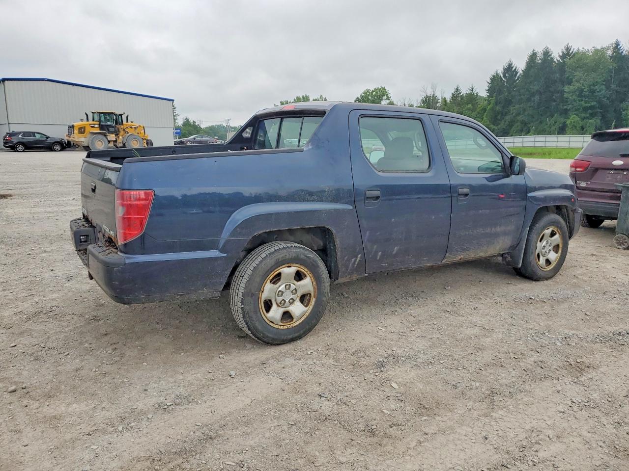 2009 Honda Ridgeline Rt Синий vin: 5FPYK16279B105068