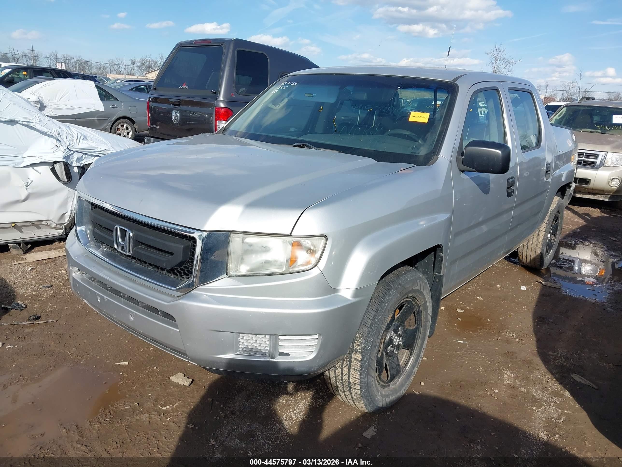 2009 Honda Ridgeline Rt Silver vin: 5FPYK16299B103225