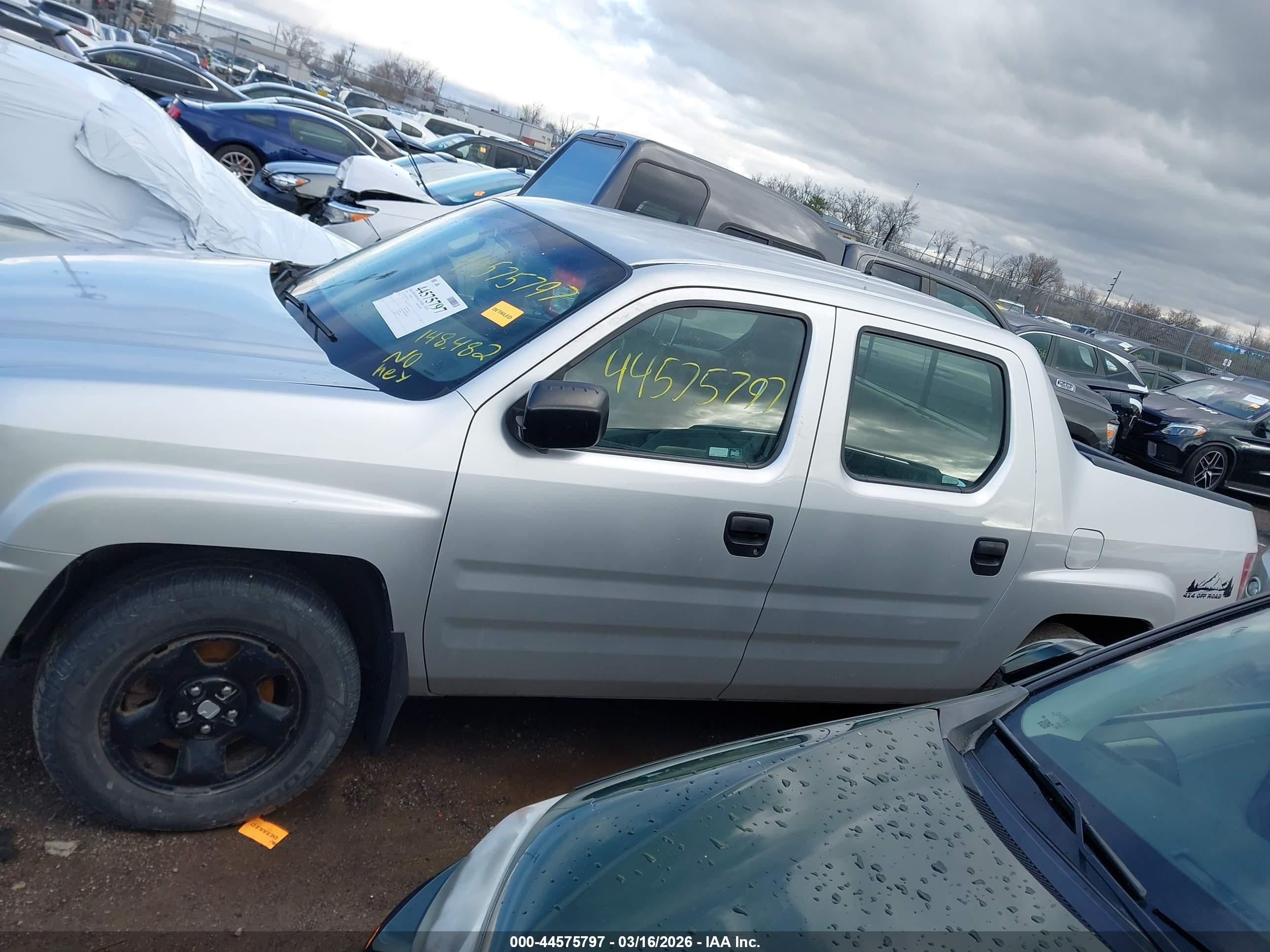 2009 Honda Ridgeline Rt Silver vin: 5FPYK16299B103225