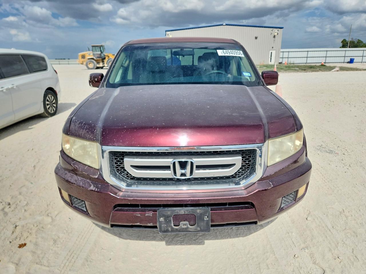 2009 Honda Ridgeline Rts Burgundy vin: 5FPYK16409B101011
