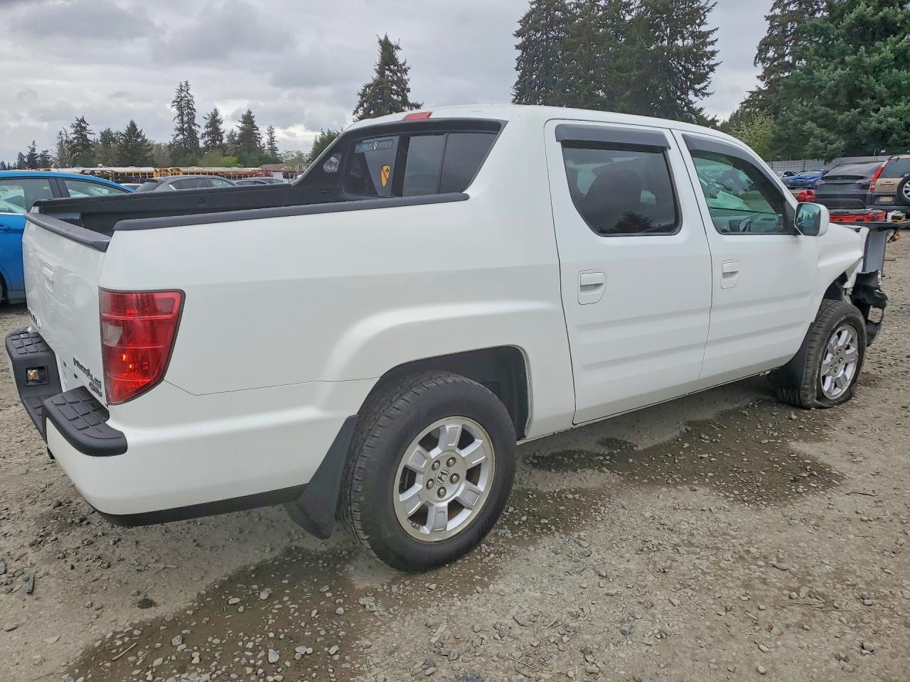 2009 Honda Ridgeline Rts Белый vin: 5FPYK16429B101690