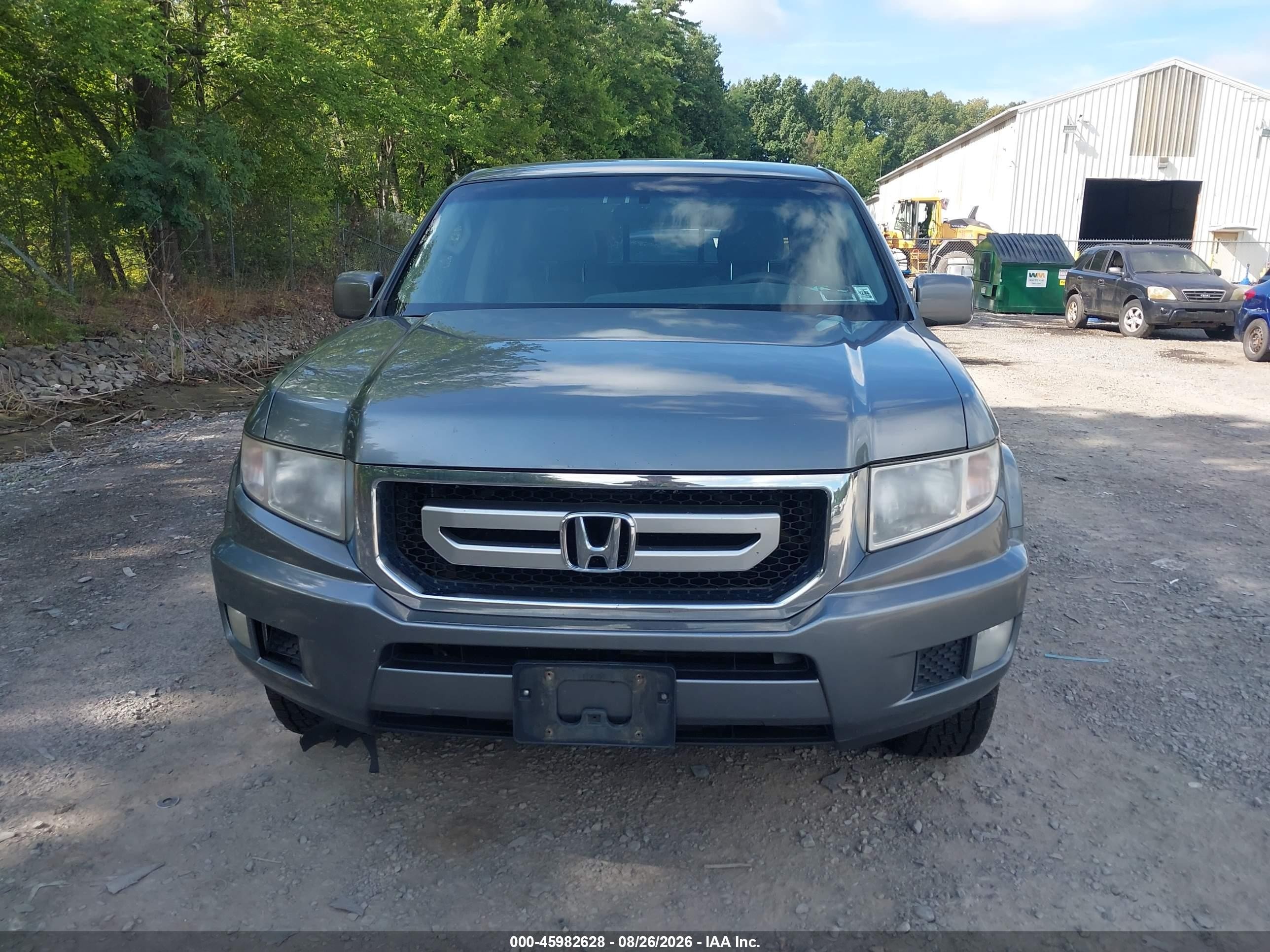 2009 Honda Ridgeline Rts Gray vin: 5FPYK16429B103360