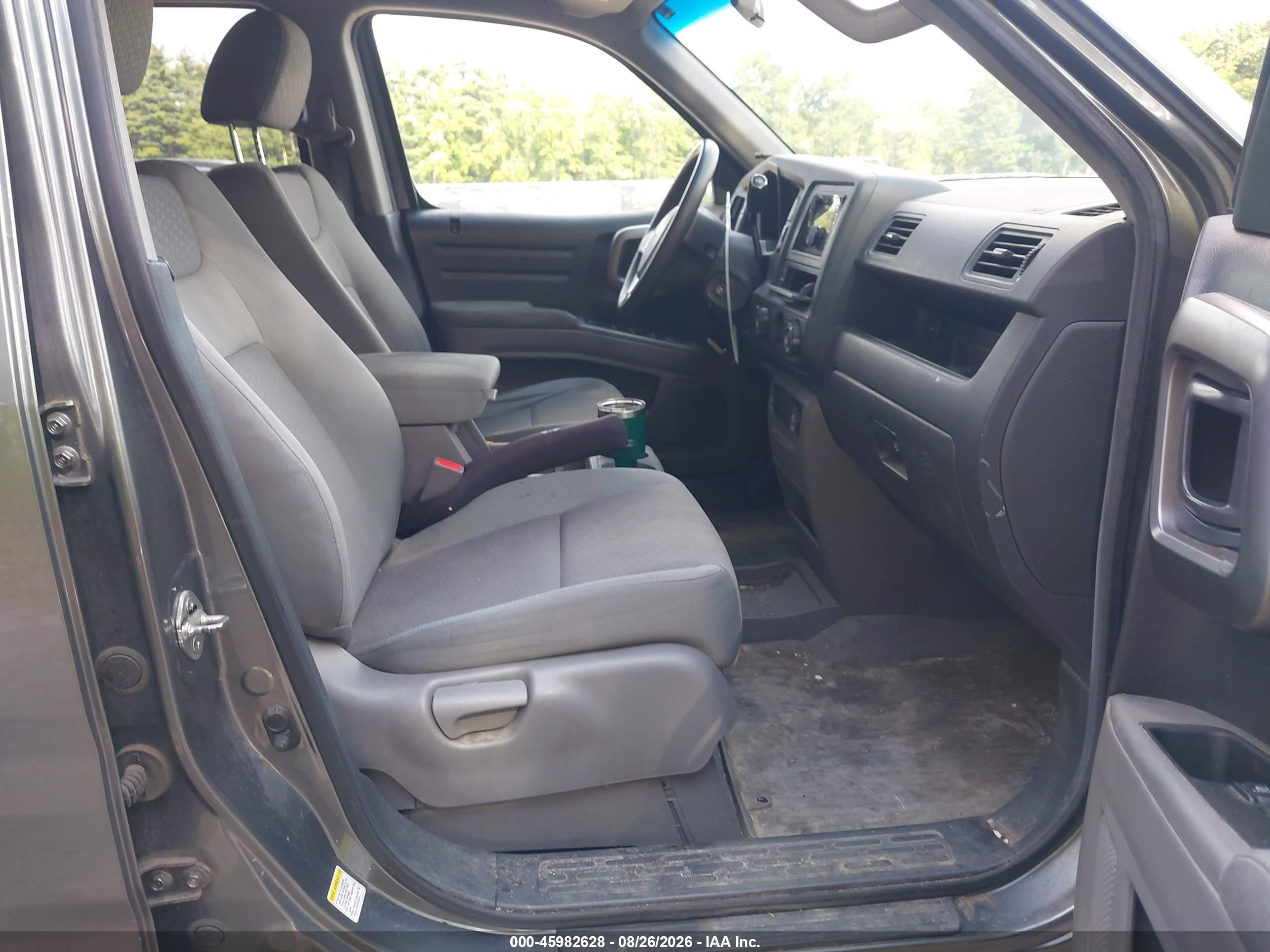 2009 Honda Ridgeline Rts Gray vin: 5FPYK16429B103360