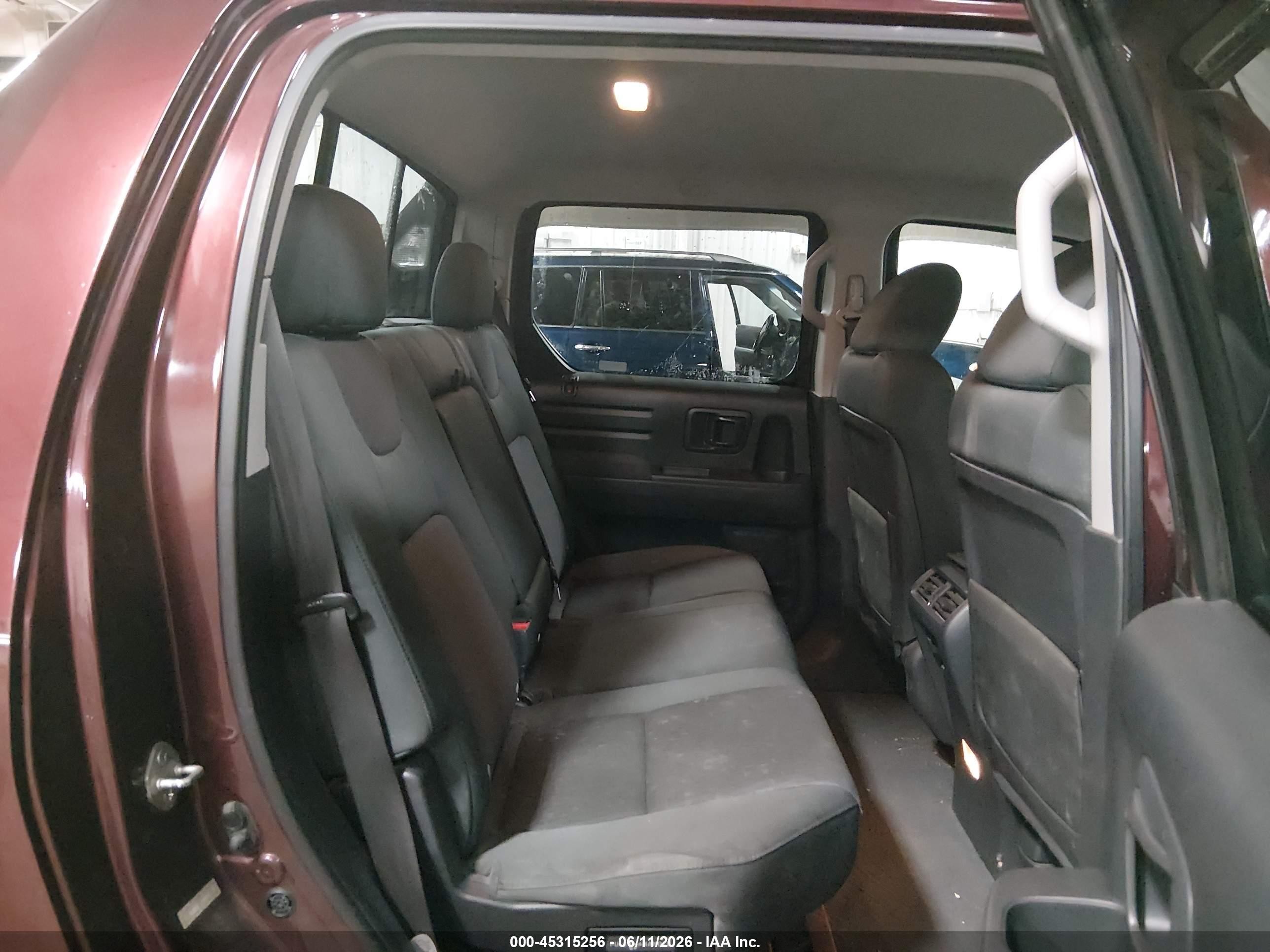 2009 Honda Ridgeline Rts Maroon vin: 5FPYK16429B106551