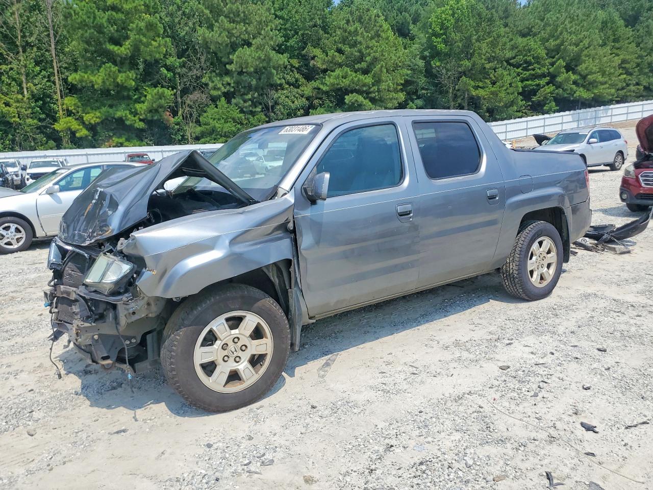 2009 Honda Ridgeline Rts Gray vin: 5FPYK16449B103375