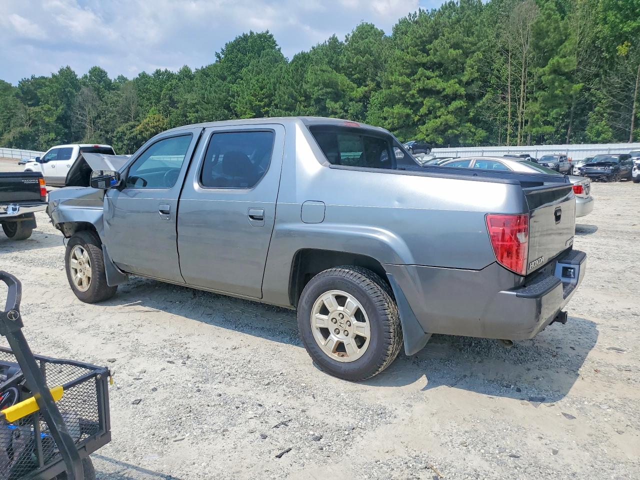 2009 Honda Ridgeline Rts Gray vin: 5FPYK16449B103375