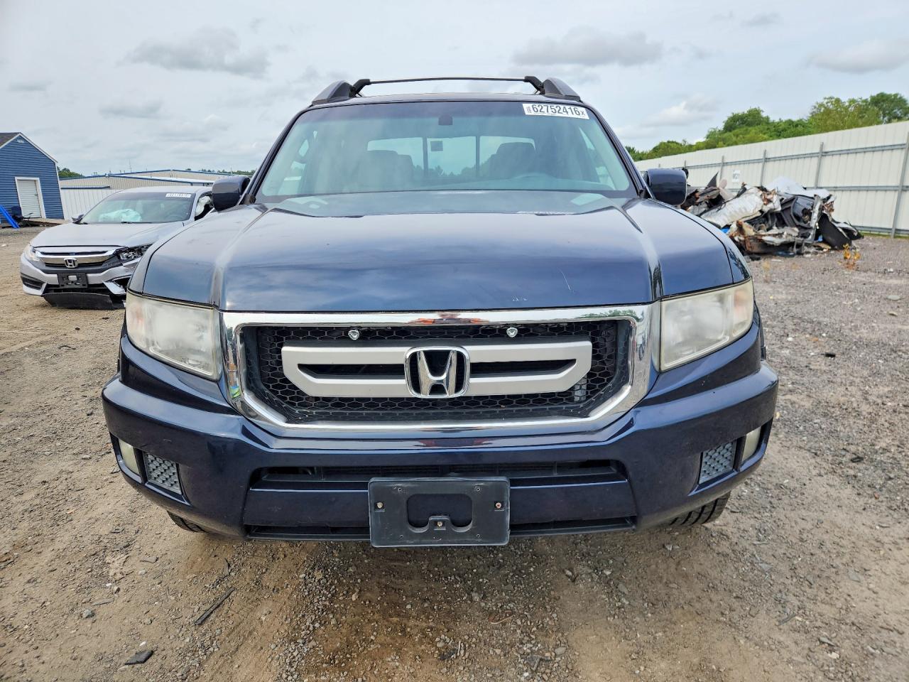 2009 Honda Ridgeline Rts Blue vin: 5FPYK16489B108191